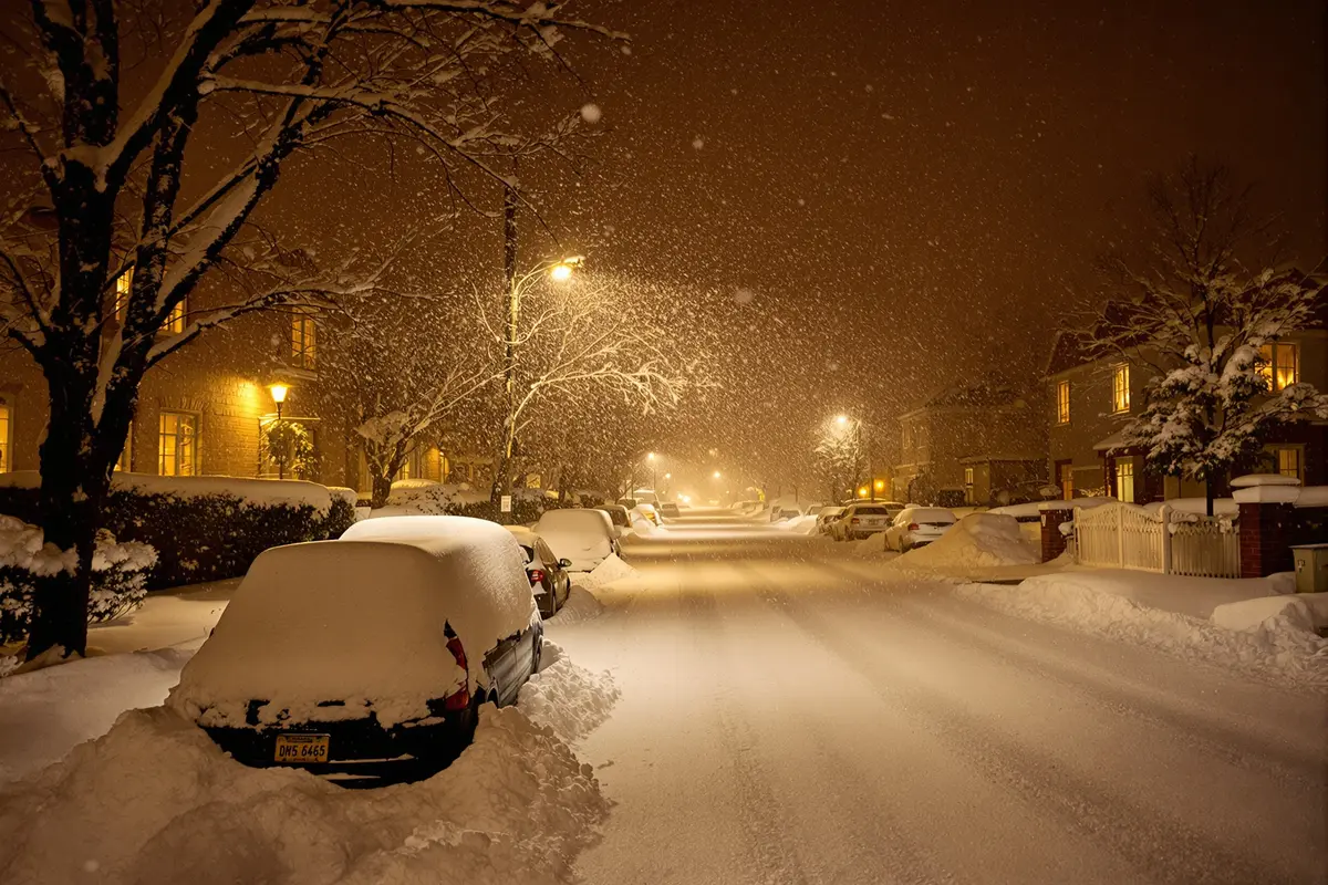 Heavy snow hits tonight: major warning as travel chaos and danger expected
